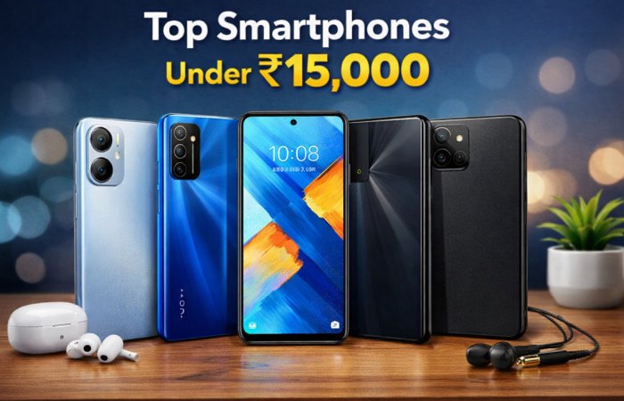 make a image of Top Smartphones