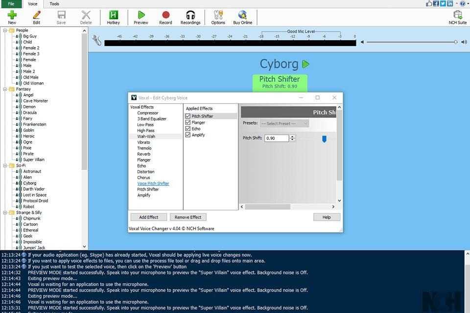 nch voxal voice changer